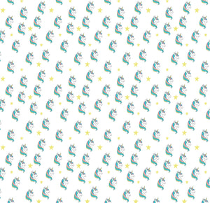 Unicorn Themed Baby Room Curtain