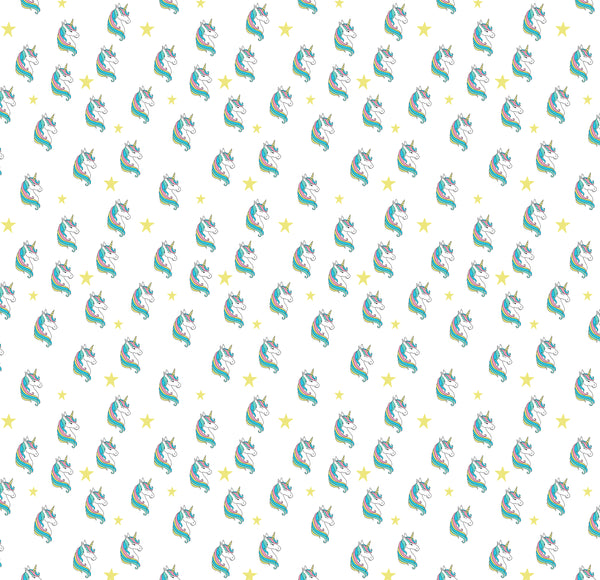 Unicorn Themed Baby Room Curtain