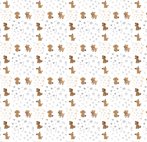 Woofy Wonders Themed Baby Room Curtain