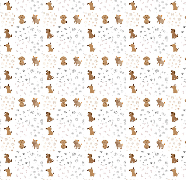 Woofy Wonders Themed Baby Room Curtain