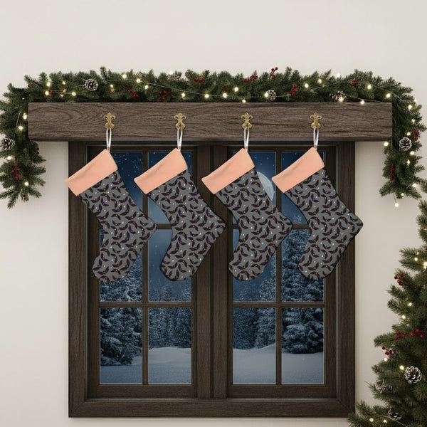 Bat Printed Stockings