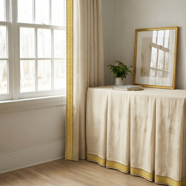 Curtains and table cloth pattern 1