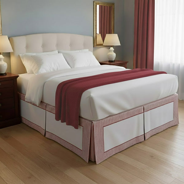 #whiteburgundystripe