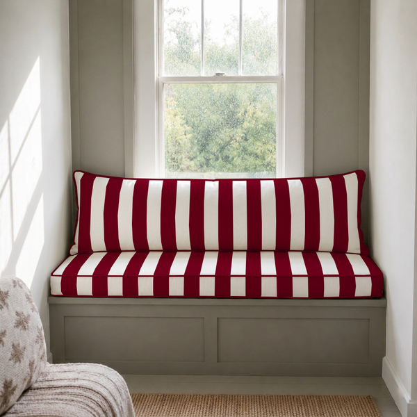 #whiteburgundystripe