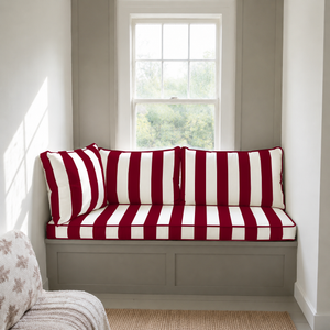 #whiteburgundystripe