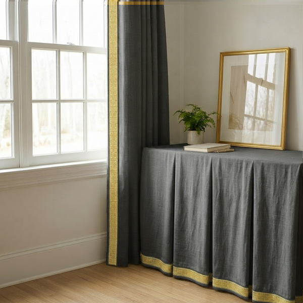 Curtains and table cloth pattern 1