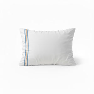 Contrast Border Frame Cotton Pillowcases (Set Of 2)