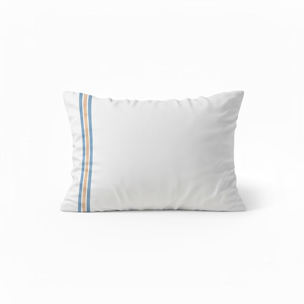 Contrast Border Frame Cotton Pillowcases (Set Of 2)