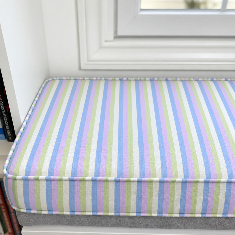 Pastel Candy Bar Custom Bench Cushion