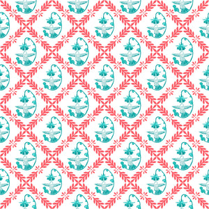 Kensington Bird Custom Bench Cushion - Water Resistance