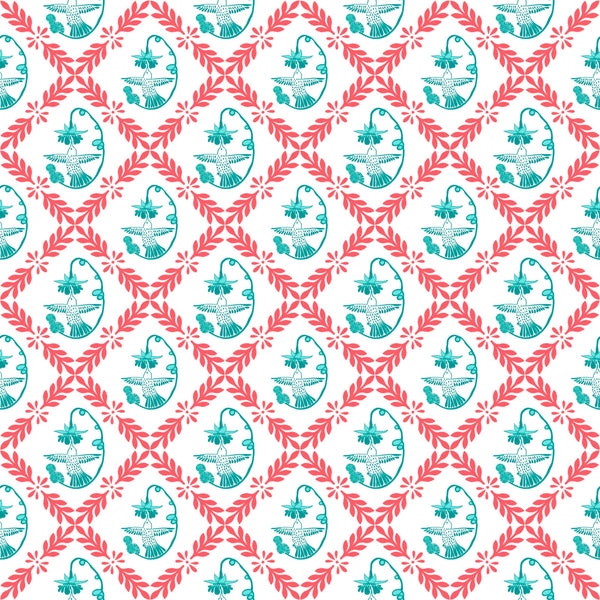 Kensington Bird Custom Bench Cushion - Water Resistance