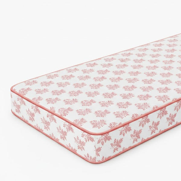 Delicate Leaf Seamless Pattern Bench Cushion