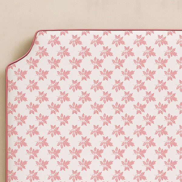 Delicate Leaf Seamless Pattern Headboard