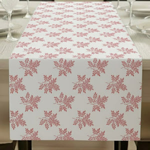 Delicate Leaf Seamless Pattern Table Runner