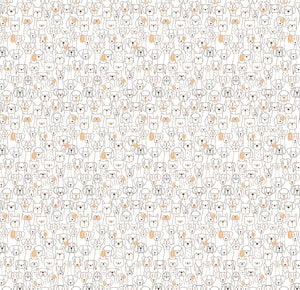 Dog Themed Baby Room Curtain