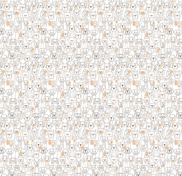 Dog Themed Baby Room Curtain