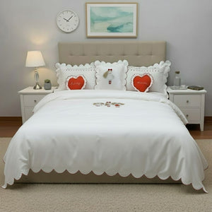 Doll Embroidered Duvet Cover Set