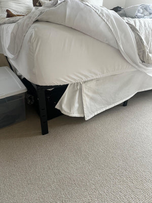 400TC Sateen Solid Cotton Fitted Sheet