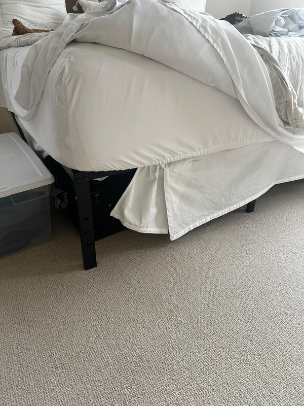 400TC Sateen Solid Cotton Fitted Sheet