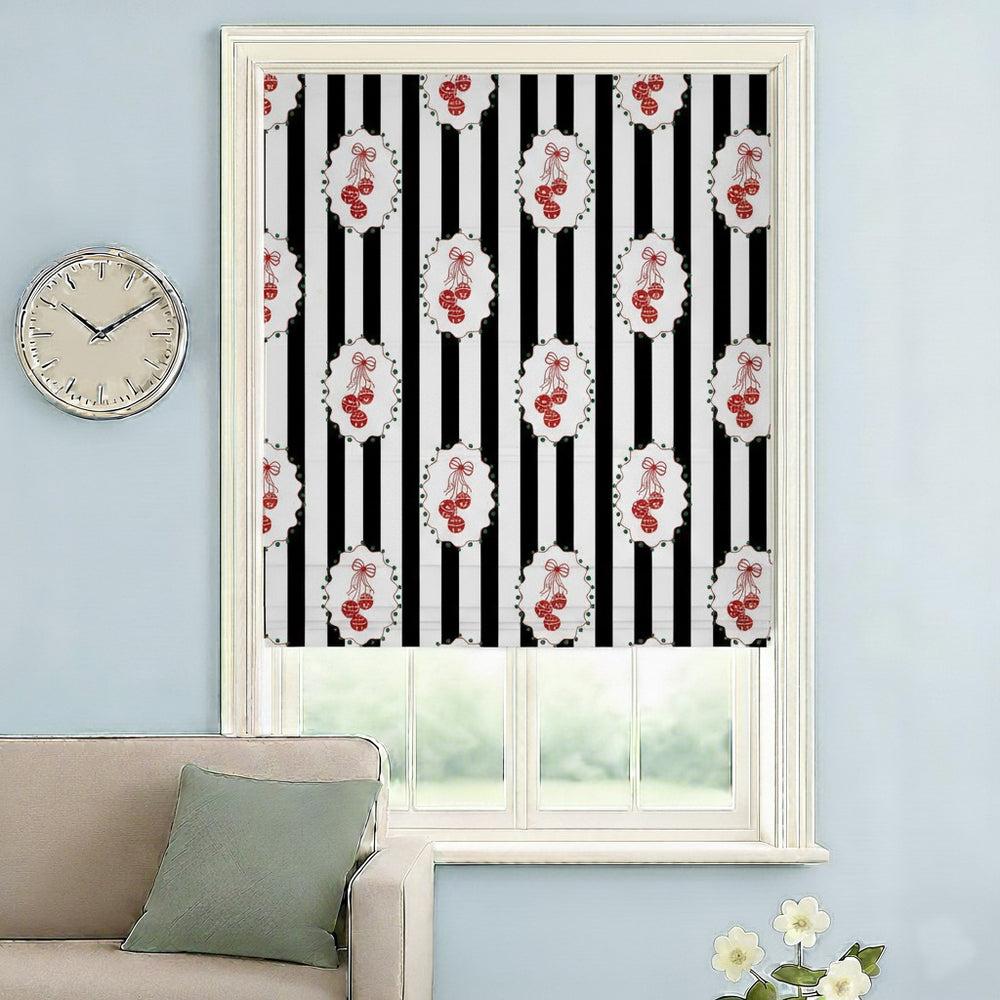 Iron Sleigh Bells Roman Shades