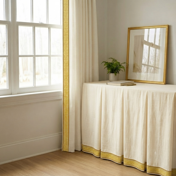 Curtains and table cloth pattern 1