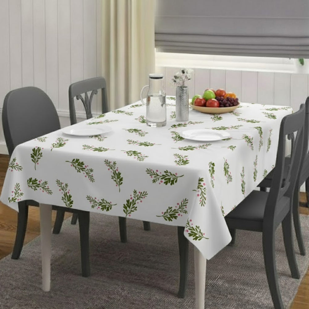 Leaf & Berry Pattern Table Cover - Water resistance