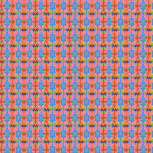 Symmetric Butterfly Watercolor Custom Ottoman Cover