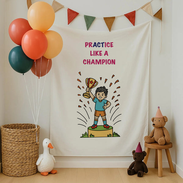 Personalized Name Kids Champion Banner