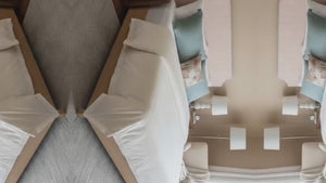 Upholstery Solid Headboard with Contrast Piping