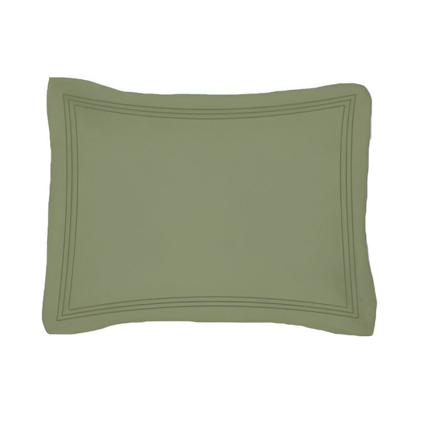 400TC Luxurious Triple Embroidery Sateen Cotton Pillow Sham