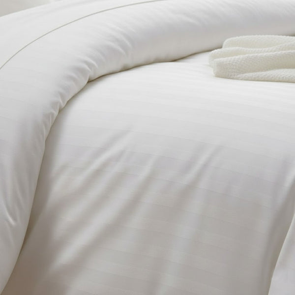 300TC Cotton Sateen Stripe Duvet Cover Set