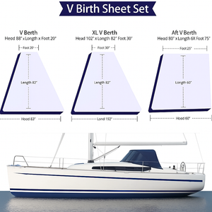 400TC Cotton V Berth Sheet Set