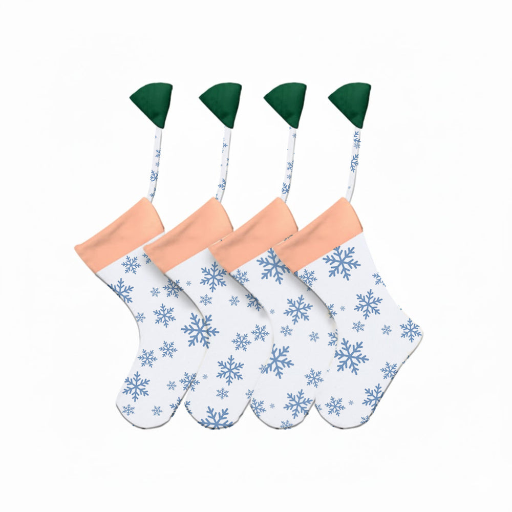 Snowflake Pattern Printed Stockings