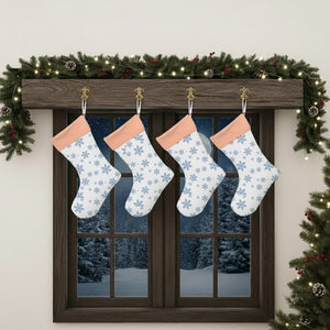 Snowflake Pattern Printed Stockings