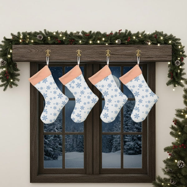 Snowflake Pattern Printed Stockings