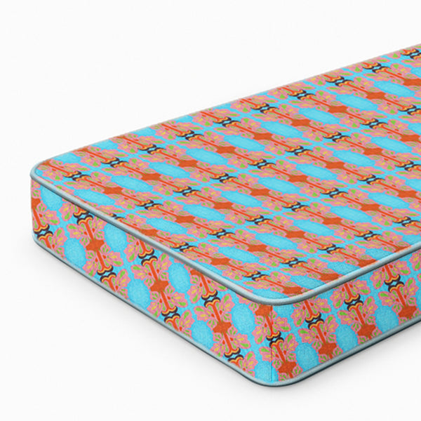 Symmetric Butterfly Watercolor Custom Bench Cushion - Water Resistance
