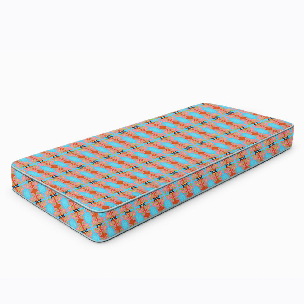 Symmetric Butterfly Watercolor Custom Bench Cushion - Water Resistance