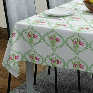 Vintage Floral Bird Pattern Table Cloth