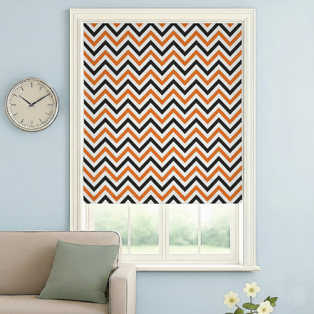 Zigzag Seamless Pattern Roman Shades