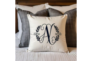 Monogram Throw Pillow