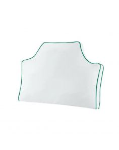 green-full-size-cotton-padded-headboard