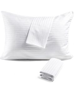 zippered-white-striped-pillowcases