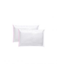 hot pink-cotton-small-scallop-pillow-case-set-of-2