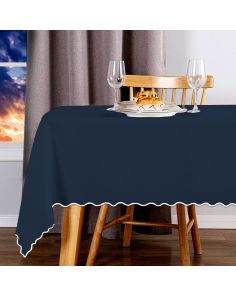 white-navy-cotton-solid-table-cloth-scallop-border