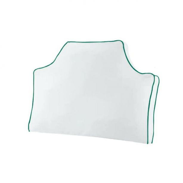 green-full-size-cotton-padded-headboard