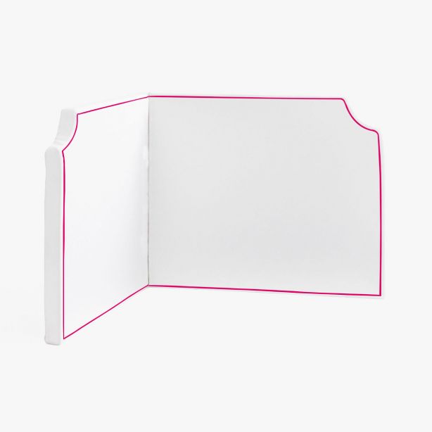 hot pink-Wall-Corner-dorm-headboard-self-adhesive-velcro-straps