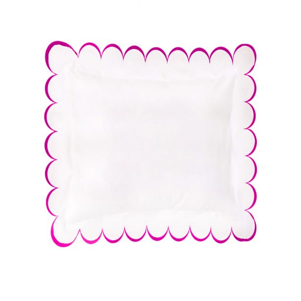 hot pink-Allena-cotton-scallop-euro-sham