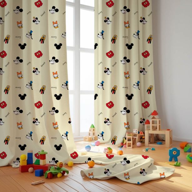 Mickey-Mouse-Themed-Baby-Room-Curtain1