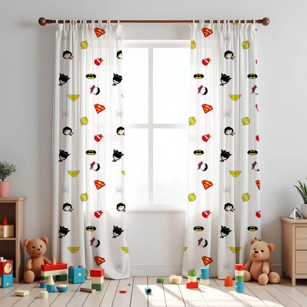 Superheroes-Themed-Baby-Room-Curtain