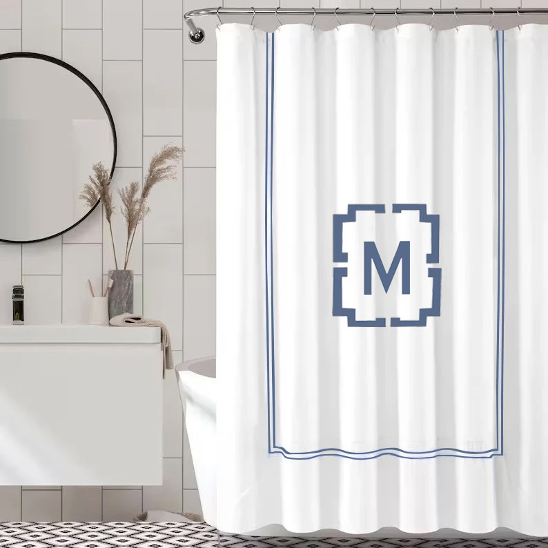 Monogram Shower Curtain